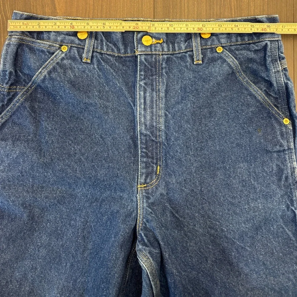 Carhartt Vintage Y2K Carpenter Jeans 36x32 Suspender Buttons Workwear Streetwear